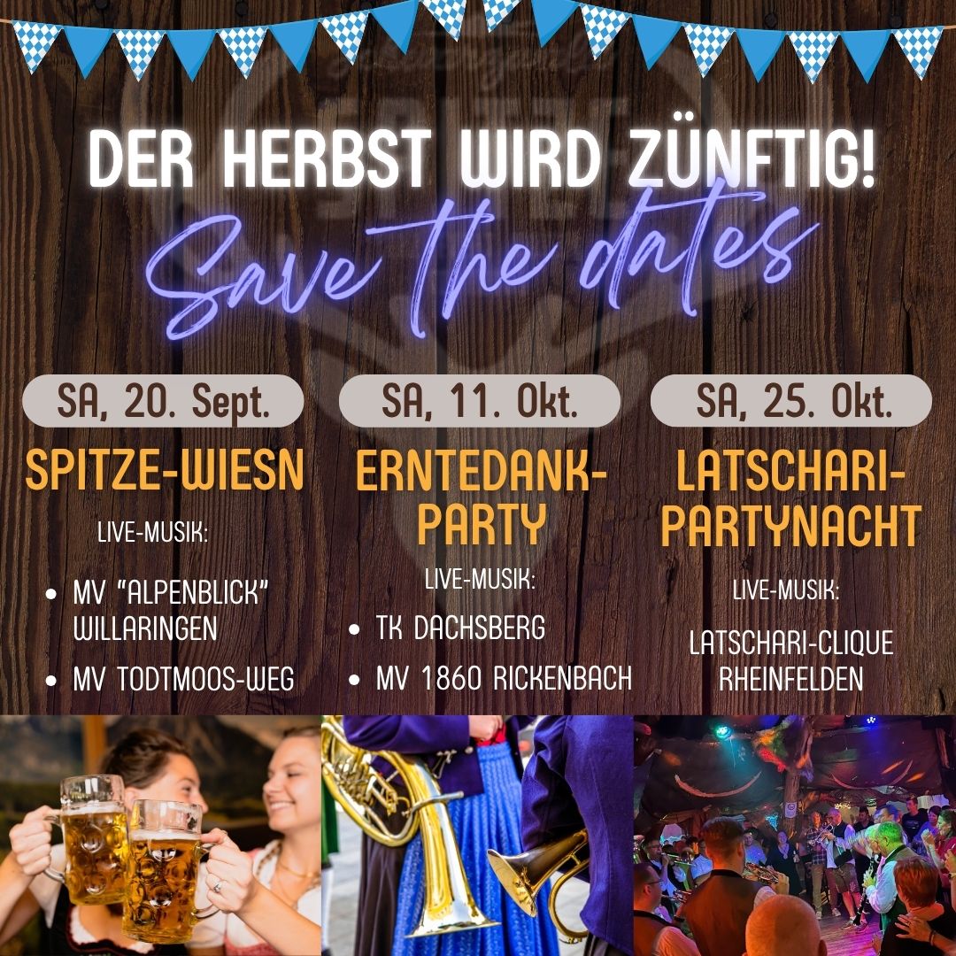 termine auswahl im september 